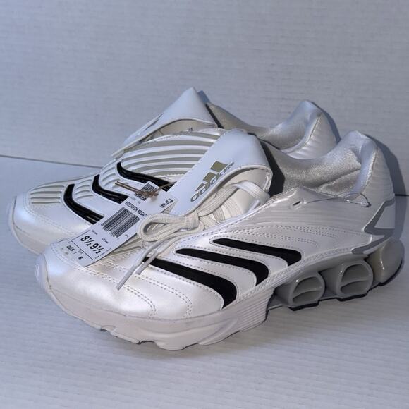 Adidas Unisex PREDATOR MEGARIDE White/Black/Metallic Gold JP7121 Men Size 8.5